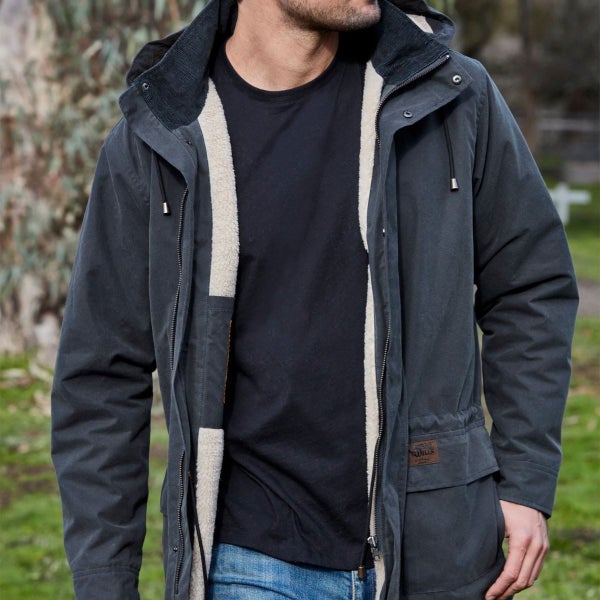 Burke & Wills Mens Grey Cooper Jacket Carousel 2