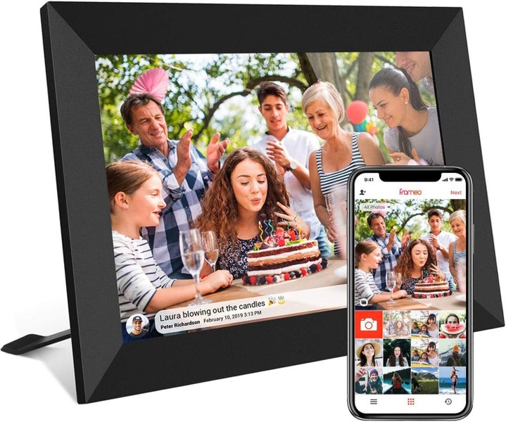 FRAMEO Digital Photo Frames - White Carousel 11