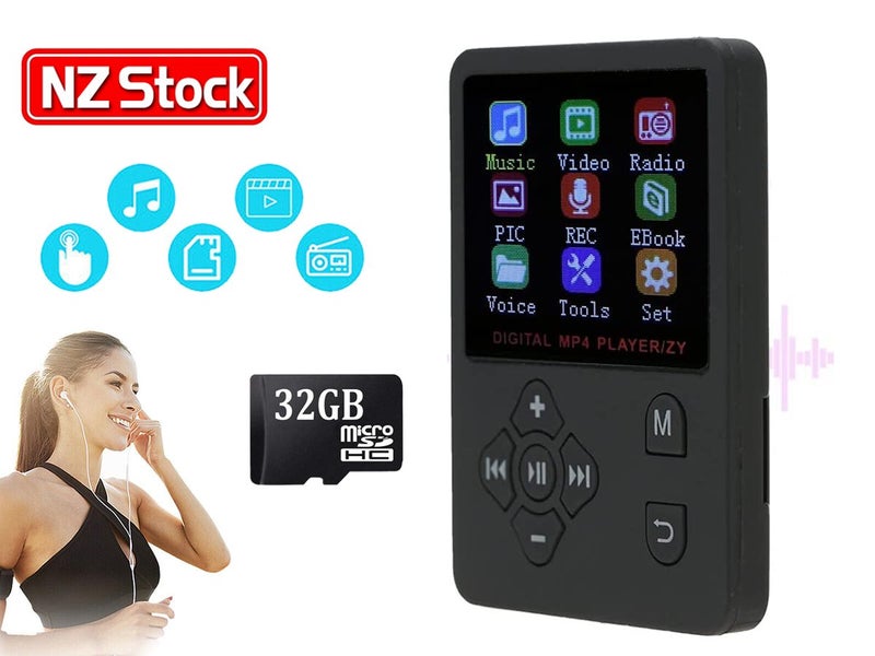Portable MP4 Player + 32 GB SD Card Carousel 1