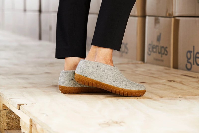 Glerups Honey Rubber Shoe Grey Carousel 7