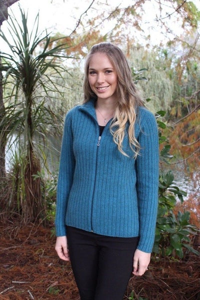 Possum Merino 4 2 Rib Zip Jacket Carousel 1