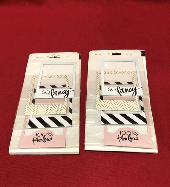 Heidi Swapp MINC Chipboard Frames Set of 2 Packs HS-370194 Set Carousel 2