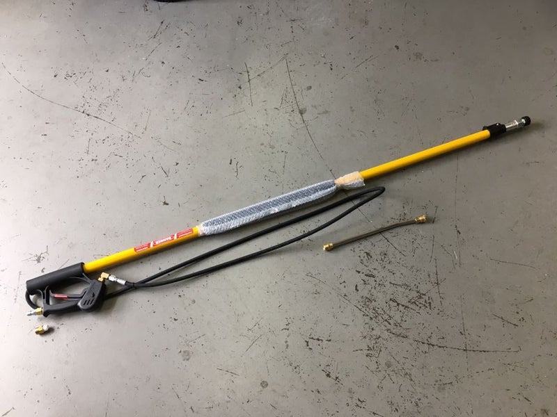 3.7m (12ft) Telescoping Pressure Washer Wand / Lance Carousel 1