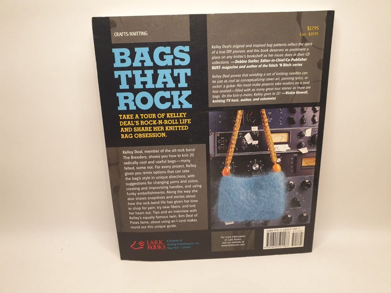 Bags That Rock: Knitting on the Road with Kelley Deal of The Breeders Carousel 2