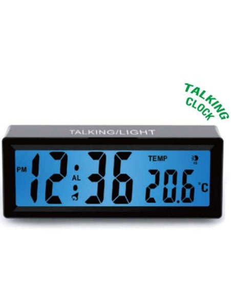 WT531 Smart English Talking Speaking Alarm Clock Time and Temperature Carousel 1