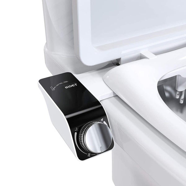 Toilet Bidet Seat Dual Nozzles Non Electric Water Sprayer Bathroom Bidets Carousel 1