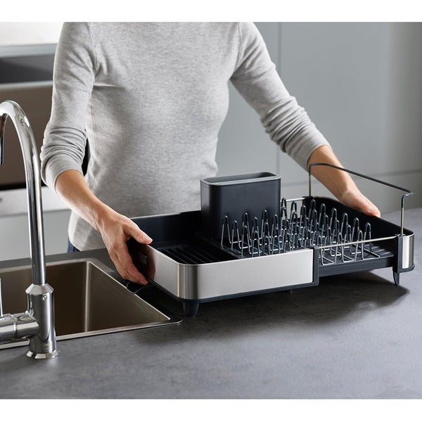 Joseph Joseph Extend Steel Expandable Dish Drainer Grey Carousel 7
