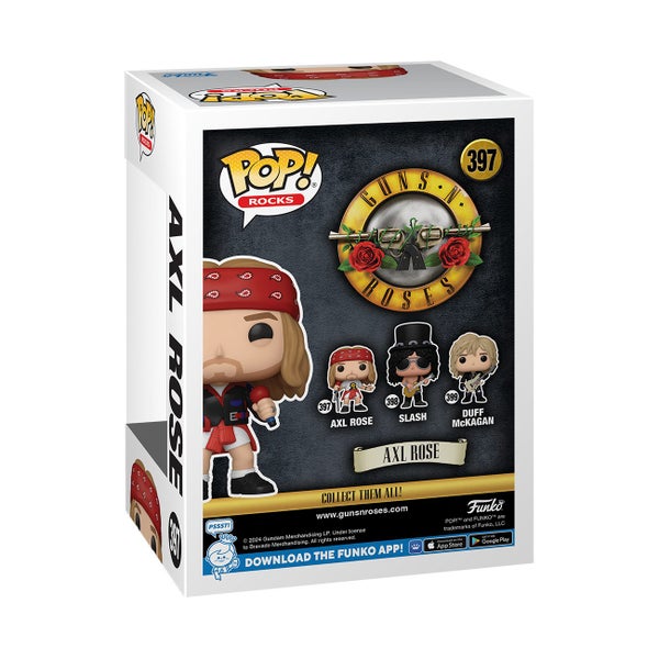 Guns N Roses - Axel Rose 1992 (Chance of Chase) Pop! Vinyl Figure Carousel 6