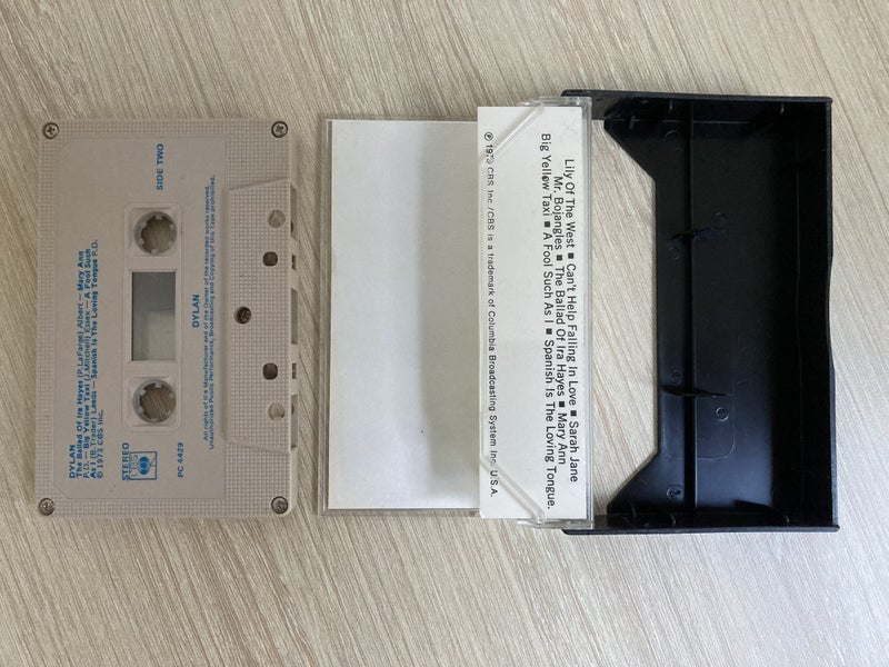 Vintage Bob Dylan 'Dylan' on cassette Carousel 2