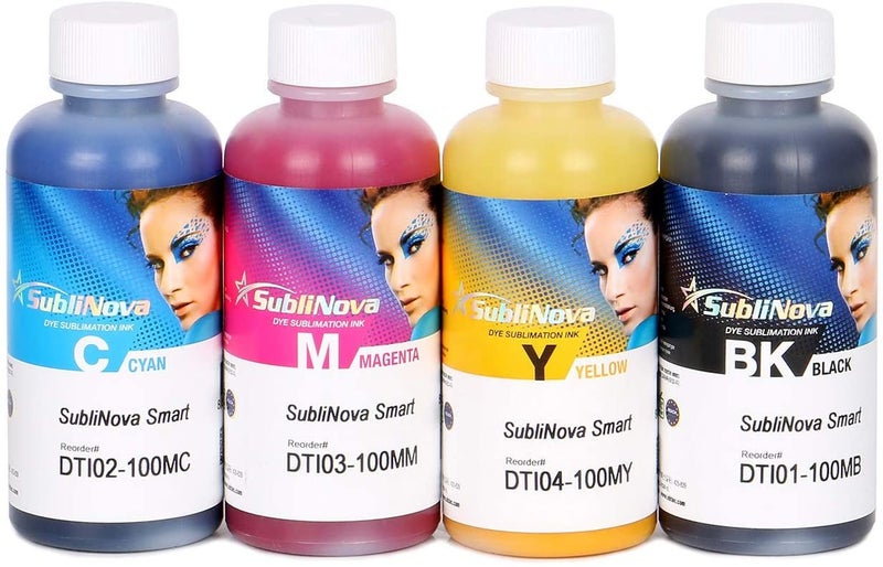 Sublimation ink - Refill Dye Sublimation ink Made in Korea Full Set 4 x 100ml Carousel 1