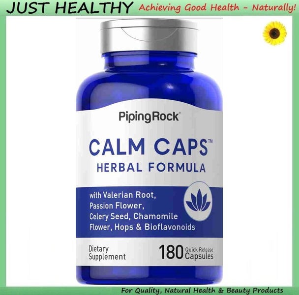 PR CALM CAPS - COMPREHENSIVE HERBAL FORMULA - 180 CAPS Carousel 1