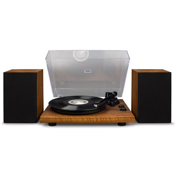 Crosley C62 Shelf System - Walnut Carousel 1