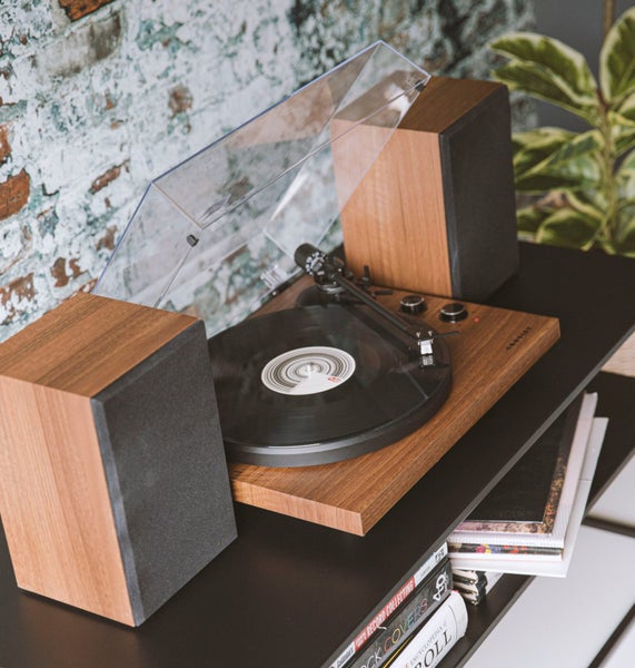 Crosley C62 Shelf System - Walnut Carousel 2