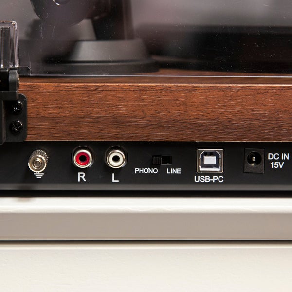 Crosley C62 Shelf System - Walnut Carousel 6