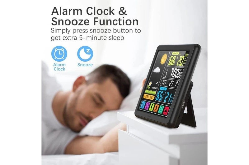Wireless Weather Station Multi-function Colour Screen Indoor and Outdoor Carousel 7