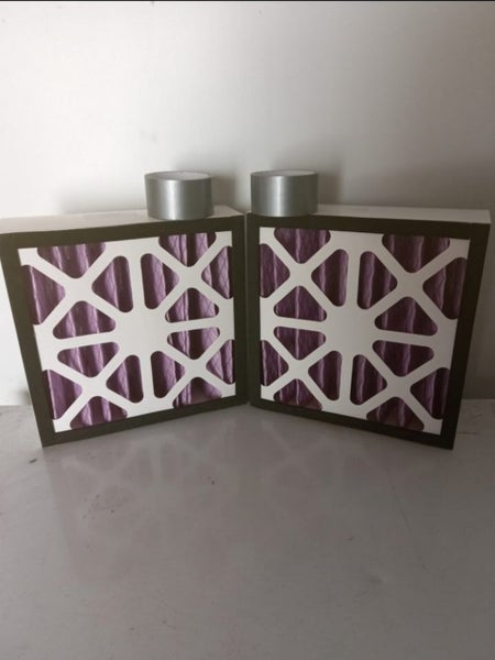 HRV Filters x 2 F8 with Tape. Fits plastic and metal box. Carousel 1