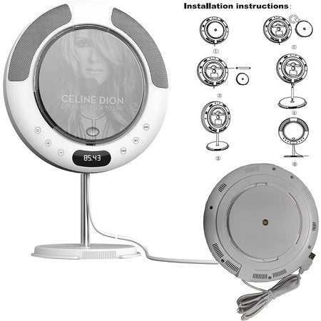 Portable CD Player with Bluetooth Carousel 1
