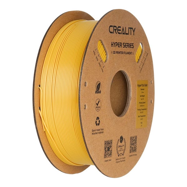 Creality Hyper Series PLA Filament 1.75mm 1KG for High Speed 3D Printing- GOLD Carousel 1