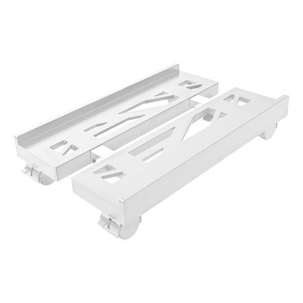 Mobile CPU Stand,Ventilated Computer Tower Stand PC Tower Stand White Carousel 1