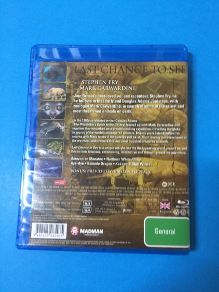 Last Chance To See: In the footsteps of Douglas Adams (Blu-Ray) Carousel 2