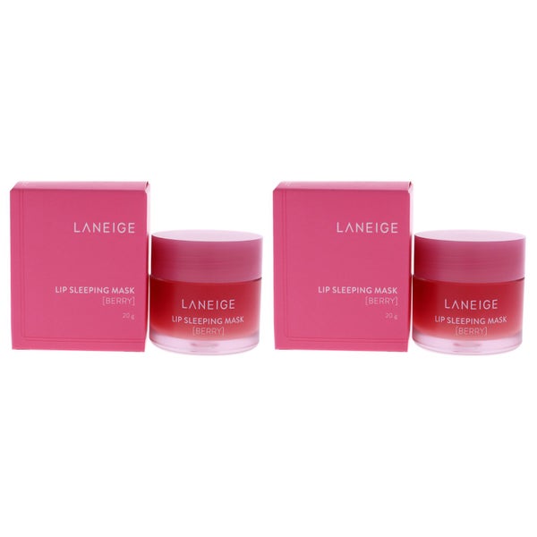 Laneige Lip Sleeping Mask - Berry - Pack of 2 For Women 0.7 oz Lip Mask Carousel 1