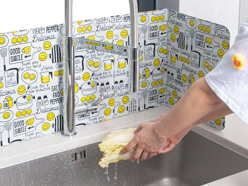 2 X Kitchen Cooking Anti Splatter Oil Splash Shield Guard Yellow Carousel 2