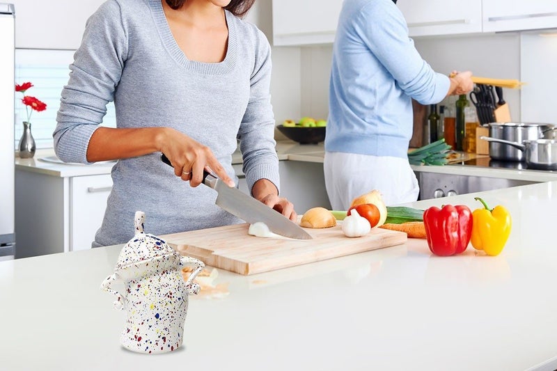 Canister with Attitude Storage Canister Food Storage Jar with Lid Colorful Carousel 3