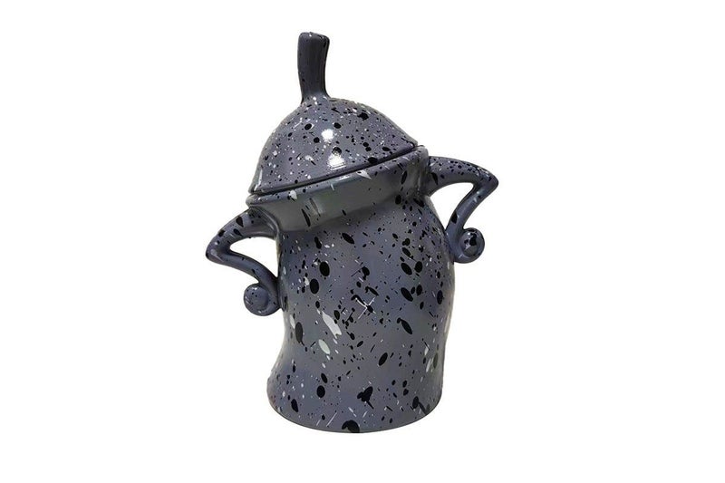 Canister with Attitude Storage Canister Food Storage Jar with Lid Grey Carousel 1