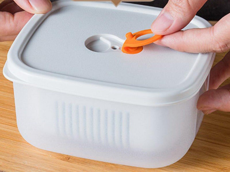 Food Storage Drain Containers with Lids and Ventilation Holes Carousel 3