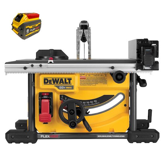 DeWalt DCS7485 60V Max Table Saw 210mm Kit Carousel 1