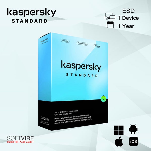 KASPERSKY STANDARD 1 DEVICE 1 YEAR ESD- License Only Carousel 1