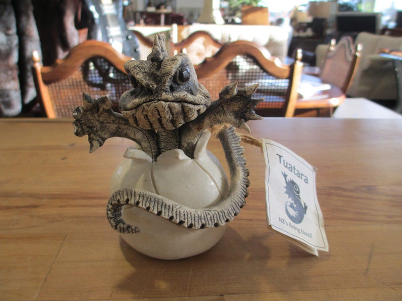 Margaret Russell - Tuatara Figurine Carousel 1