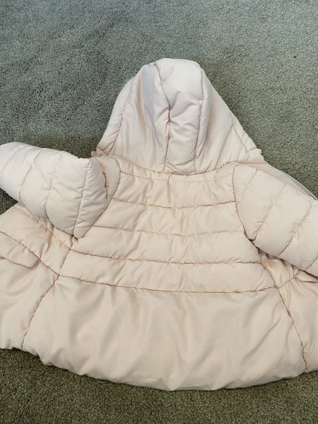 Zara baby pink puffer size 9-12 months Carousel 4