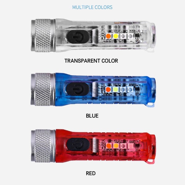 Portable Keychain Flashlight Usb Rechargeable Led Flashlight Outdoor Keychain Li Carousel 2