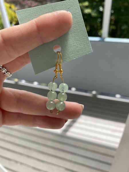 Handmade Green Aventurine Earrings Carousel 1