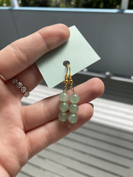 Handmade Green Aventurine Earrings Carousel 2