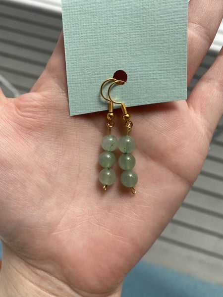 Handmade Green Aventurine Earrings Carousel 4