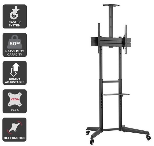 Kogan Portable TV Mount Stand Cart for 37" to 70" TVs Carousel 1