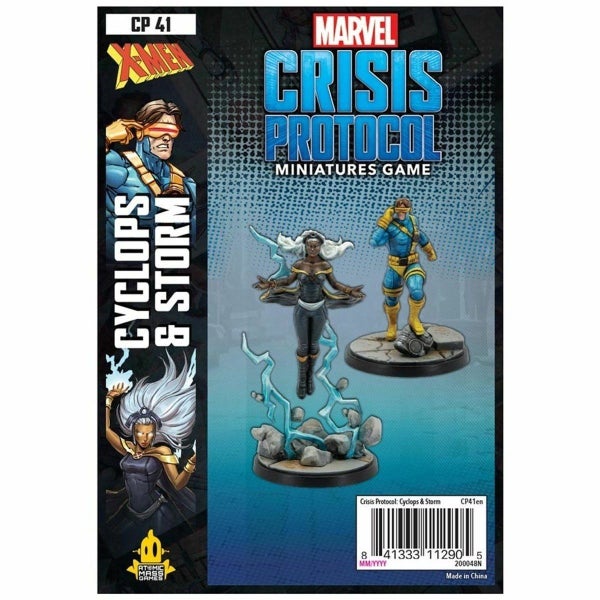 Marvel Crisis Protocol Miniatures Game: Cyclops and Storm Carousel 1