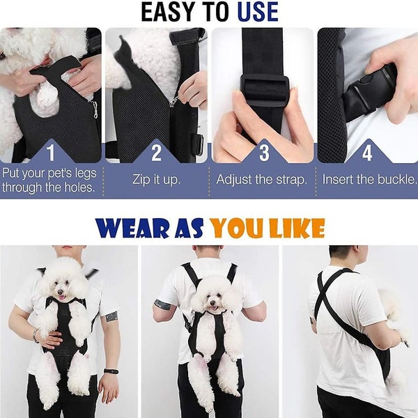 Pet Carrier Backpack, Adjustable Pet Front Cat Dog Carrier Backpack Travel Bag, Carousel 5