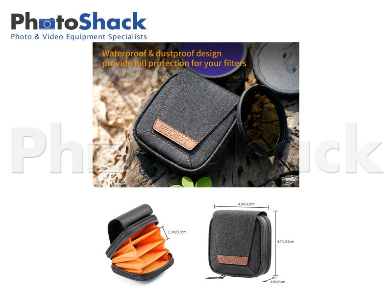 K&F Concept 4 pocket Lens Filter Pouch, 95mm max Carousel 2