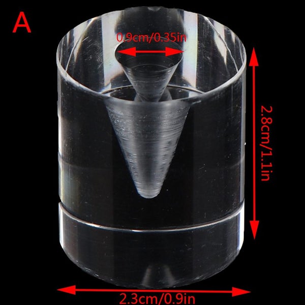 1PCS Ice Cream Holder Acrylic Cupcake Ice Cream Cones Holder Stand Carousel 1