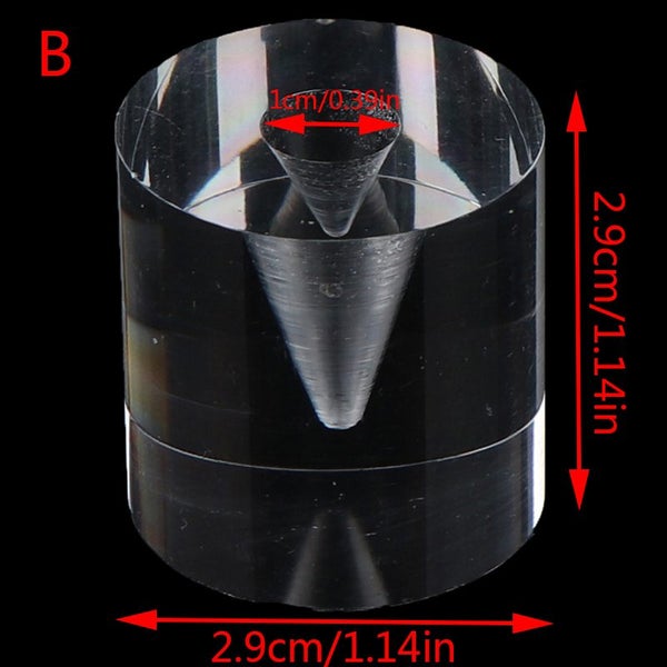 1PCS Ice Cream Holder Acrylic Cupcake Ice Cream Cones Holder Stand Carousel 7