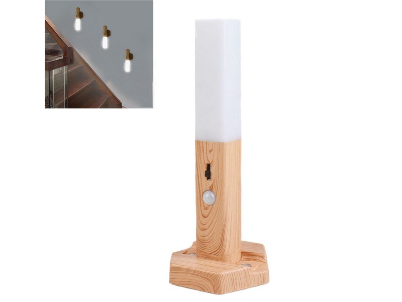 1Pc Motion Sensor Night Light Battery Operated Wall Light with Magnetic Base Carousel 1