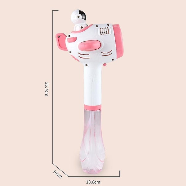 8 Hole Spaceplane Electric Bubble Wand Battery Powered Fun Bubble Blowing Toys F Carousel 5
