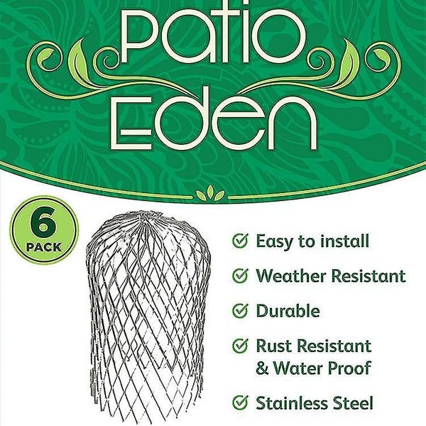 6pcs Flexible Gutter Filter Metal Gutter Guard Anti-rodent Leaves Adjustable G Carousel 2