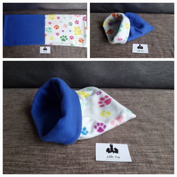 Fleece reversible Cuddle/Snuggle sack for guinea pigs/small animals Carousel 1