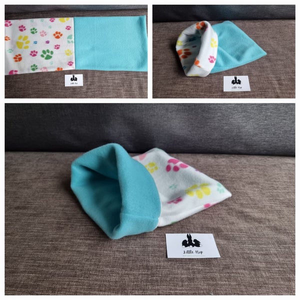 Fleece reversible Cuddle/Snuggle sack for guinea pigs/small animals Carousel 2