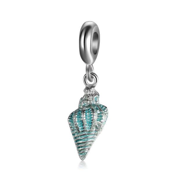 $1 reserve Exquisite silver tone Seashell Charm: Ocean-Inspired Beauty Carousel 1
