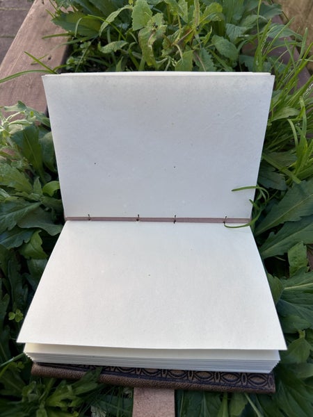 Handmade Leather Cross Design Journal Carousel 3